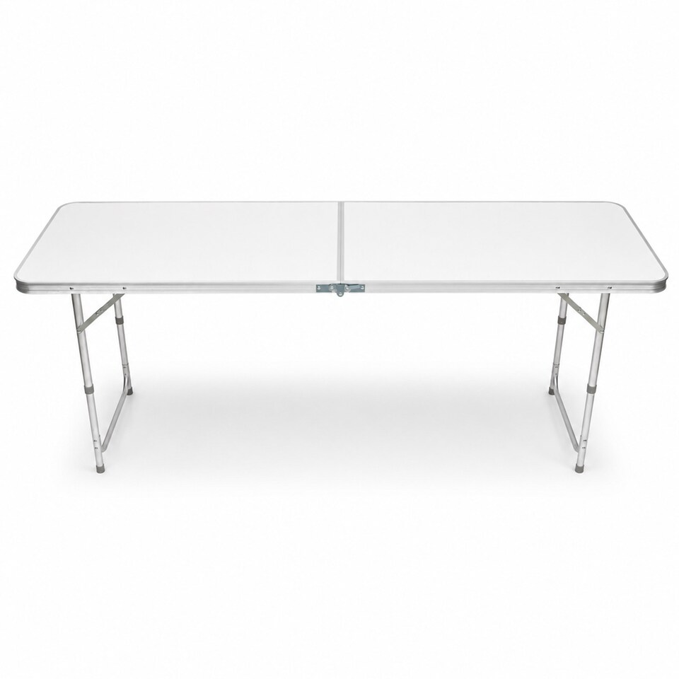 image 1 of 6ft Folding Outdoor Camping Kitchen Worktop Table Portable Food Prep Station