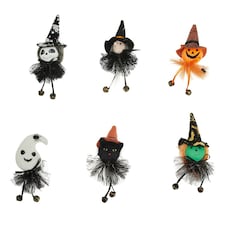 Living and Home Halloween 6Pcs Cute Hanging Decoration Set
