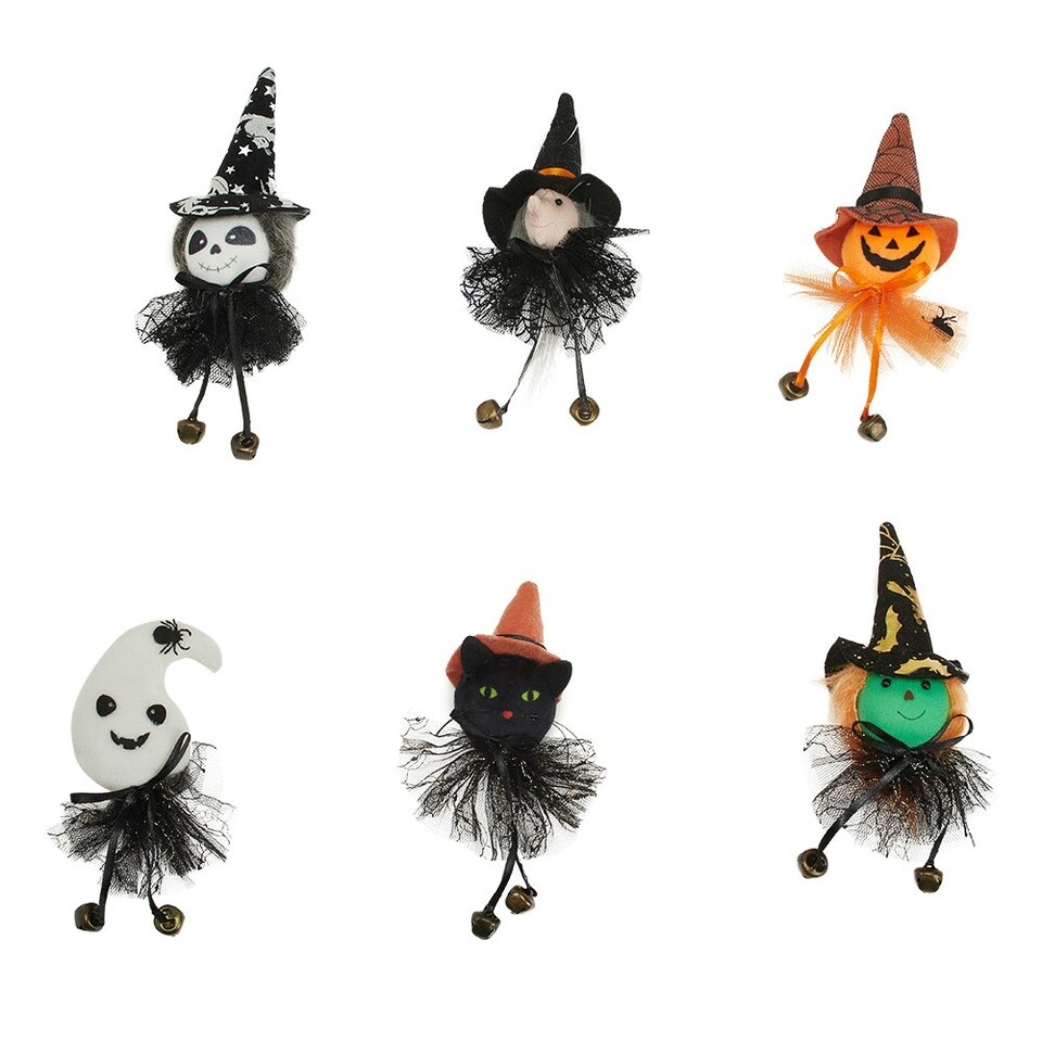 image 1 of Living and Home Halloween 6Pcs Cute Hanging Decoration Set