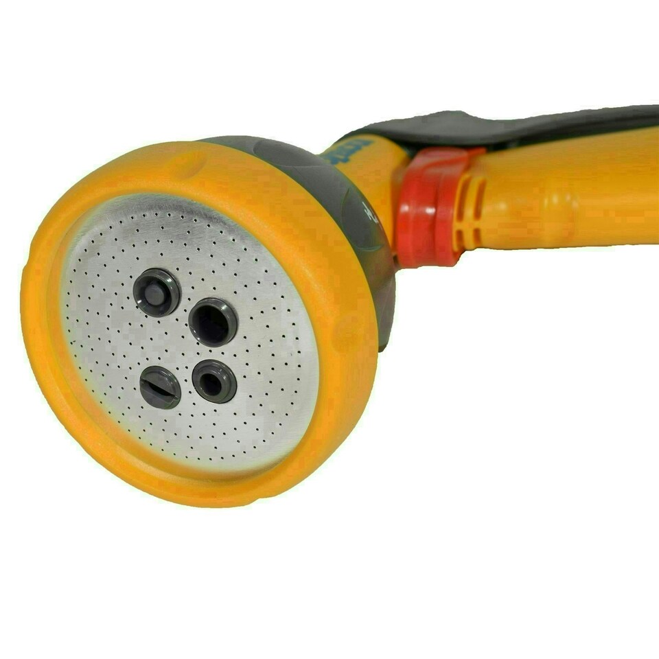 image 1 of Hozelock Spray Nozzle Garden Hose Pipe Water Gun 5 Function & Aqua Stop Fitting