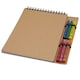 image 1 of Soft Cover A5 Notebook Set - Multicoloured - One Size