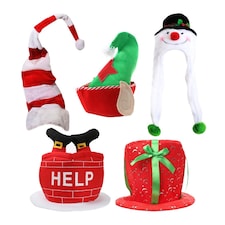 5 Pack Novelty Christmas Hat Set | Multi | 5