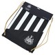 image 3 of Newcastle United FC Stripe Drawstring Bag - Black/White - One Size | Black | One Size