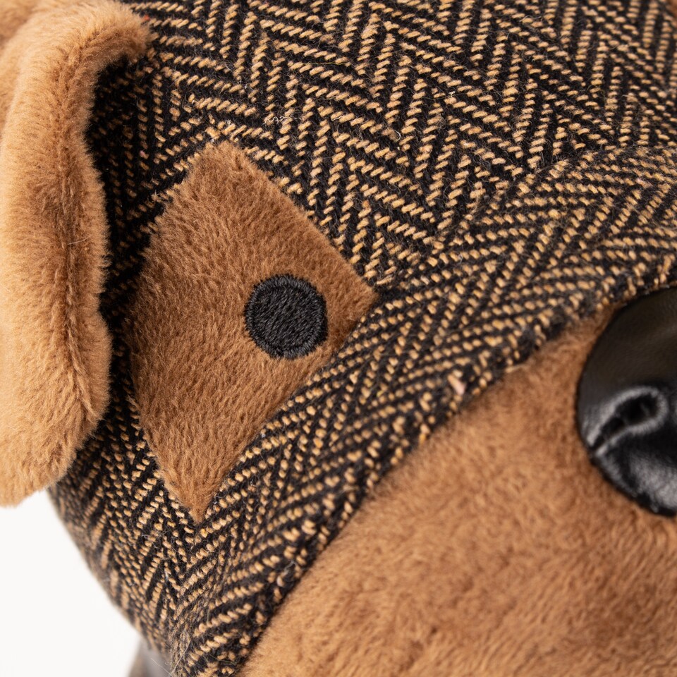 image 1 of Paoletti Boston Herringbone Novelty  Door Stop