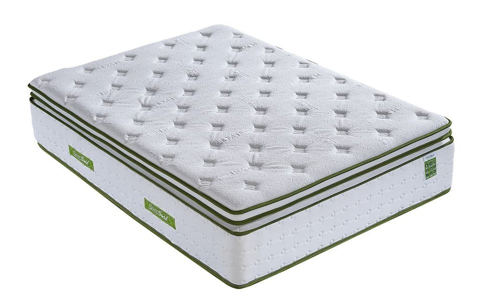 image 1 of SleepSoul Space 4000 Pocket Orthopaedic Gel Mattress King Size | White | King | 1