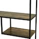 image 8 of HOMCOM Wood Bookshelf Industrial Style 6 Tier Living Room Display Rack Organiser