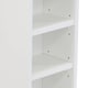 image 6 of 6 Tier White Wooden CD DVD Game Book Shelf Storage Tower Rack - Fits 102 CDs