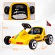 image 5 of AIYAPLAY Electric Go Kart, 6V Battery Powered Kids Go Kart with Music, Light, Horn, Kids, Ride on Car for 3-5 Years, Yellow