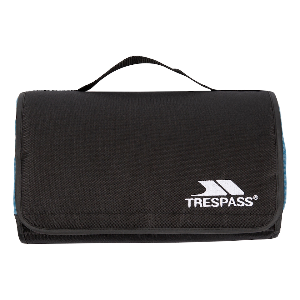 image 1 of Trespass Throw Waterproof Checked Foldable Blanket