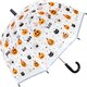 image 2 of X-brella Childrens/Kids Halloween Pumpkin Umbrella - Clear/Orange - One Size