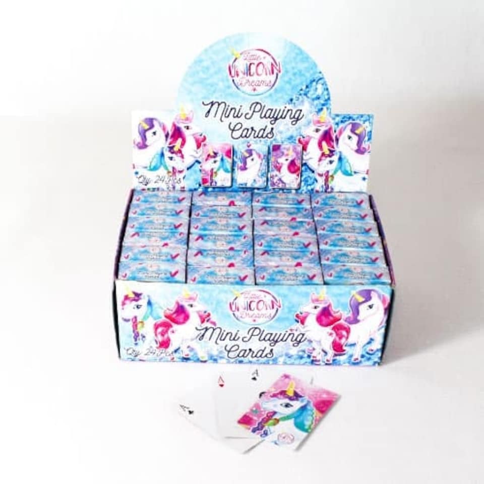 Unicorn Mini Playing Cards - Pack of 24