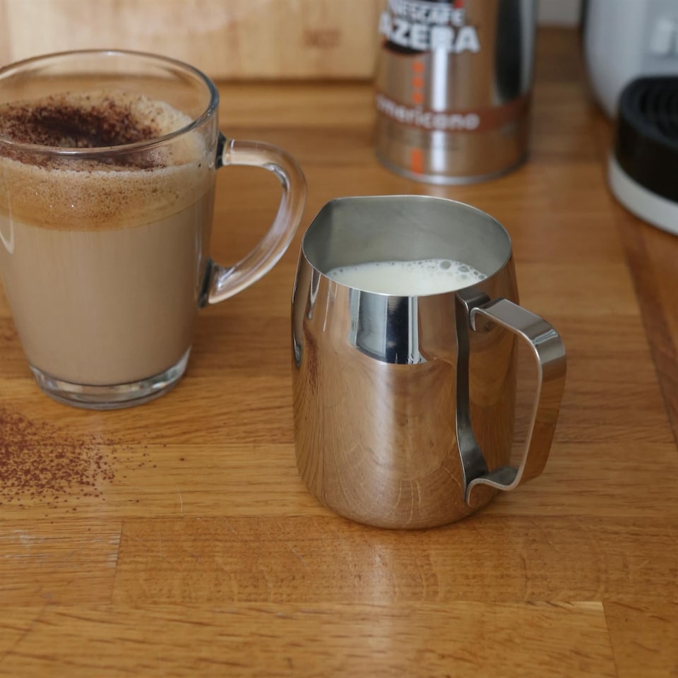 image 1 of Argon Tableware Stainless Steel Milk Jug - 410ml