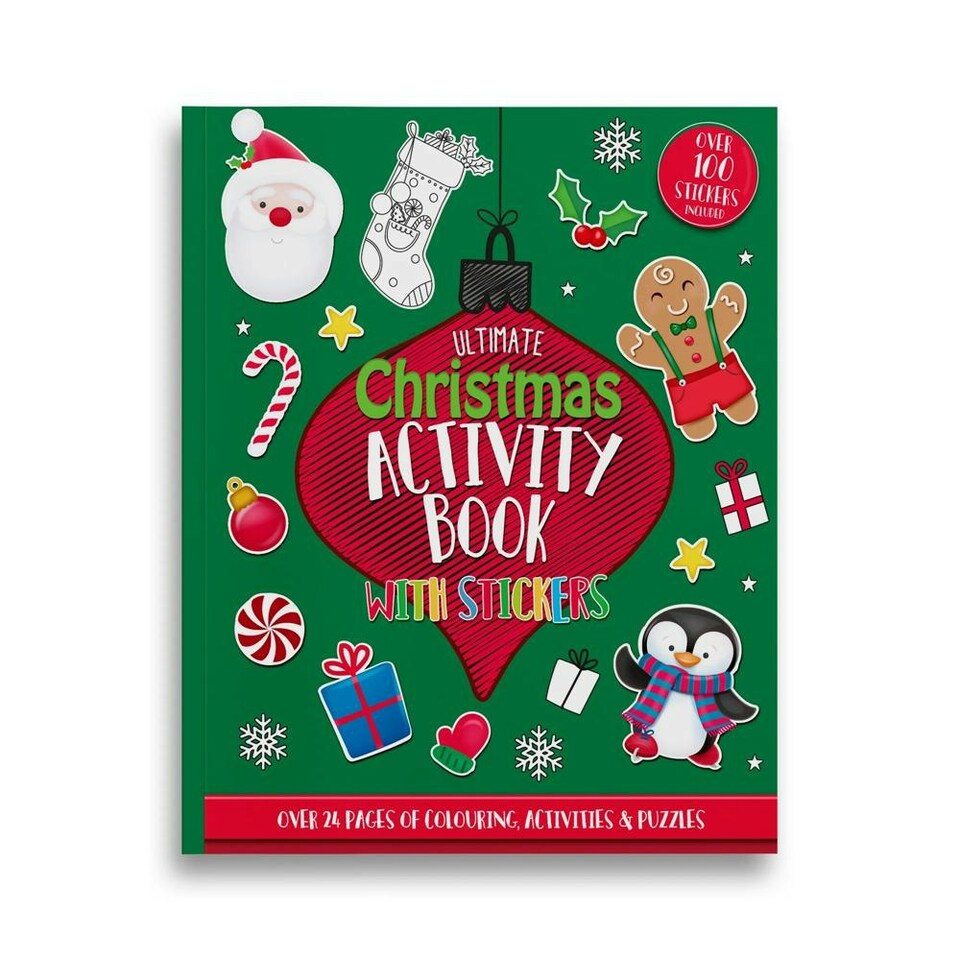 image 1 of Pack of 12 Ultimate Christmas Activity Book With Stickers
