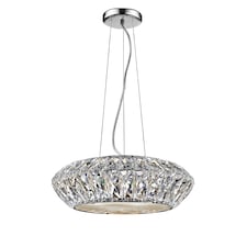 Armel 4 Light LED Chrome Ceiling Fitting