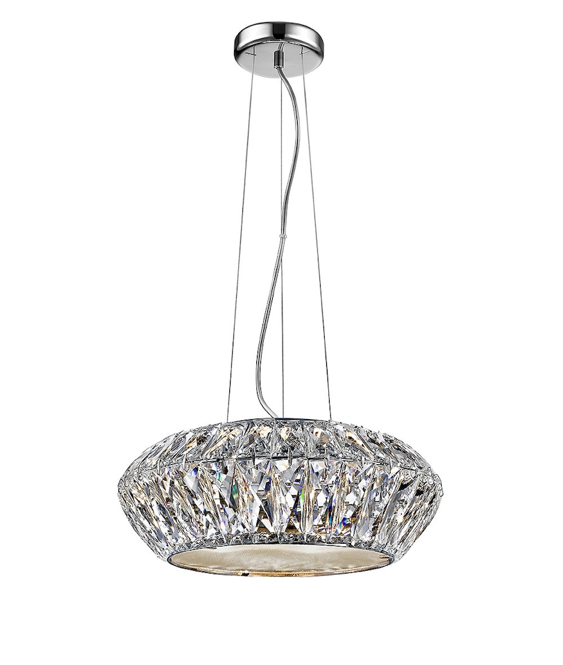 Armel 4 Light LED Chrome Ceiling Fitting
