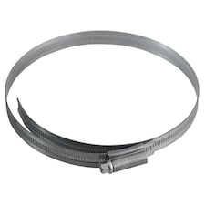 Jubilee Zinc Plated Hose Clip - Zinc Plated - 7  135 - 165mm 5.1/4 - 6.1/2in
