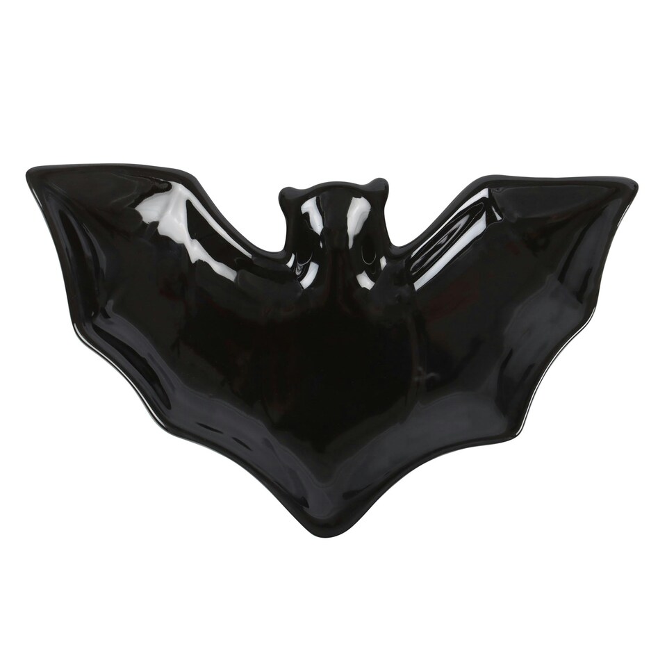 Black Bat Trinket Dish - Dolomite Black