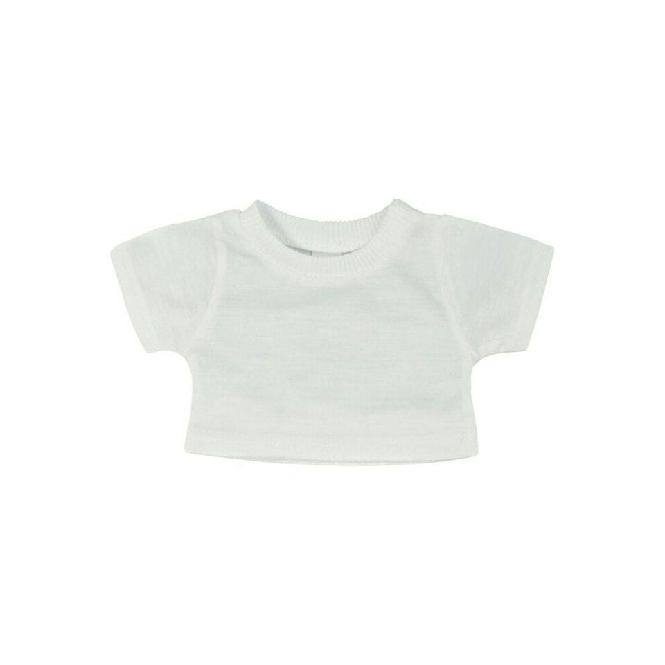 Mumbles Polyester Teddy T-shirt - Sublimation White - L