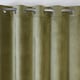 image 2 of Sundour Casa Eyelet Curtains Green Green | 66x54"