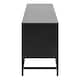 image 3 of Newcastle 3 Door Sideboard in Matt Black