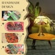 image 4 of HOMCOM Decorative Table Lamp, for Bedroom Living Room, Bulb not Included
