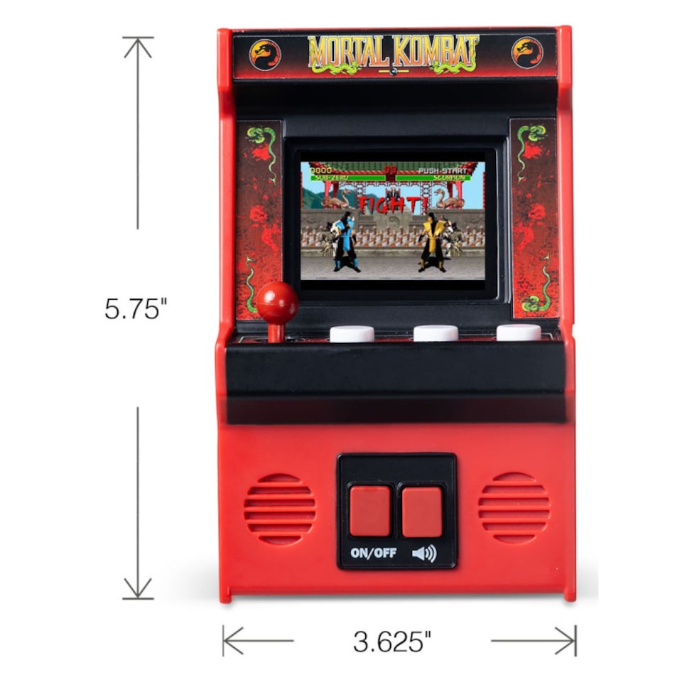 image 1 of Basic Fun BF09661 Arcade Classics Mortal Kombat Mini Handheld Game with TFT Screen