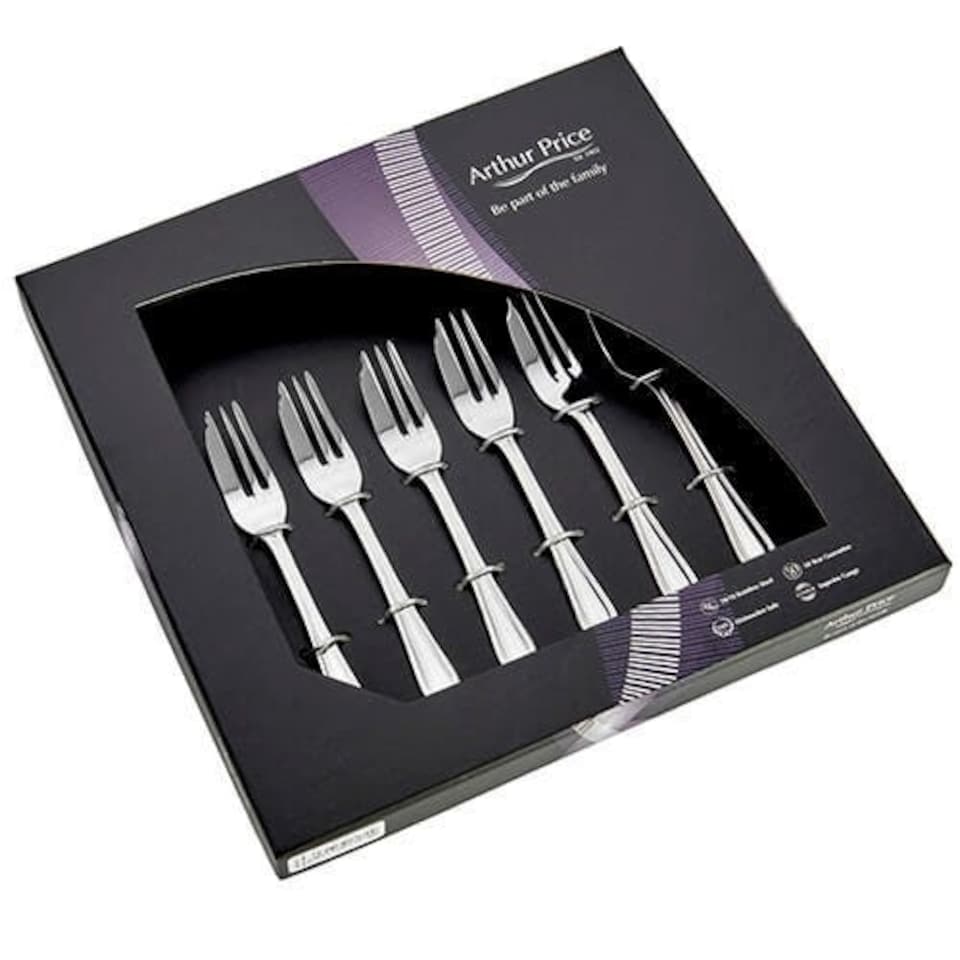 Arthur Price Classic Britannia Set of 6 Pastry Forks