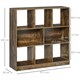 image 3 of HOMCOM Storage Shelf 3-Tier Bookcase Display Rack Home Organizer