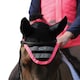 image 2 of Weatherbeeta Reflective Horse Ear Bonnet - Pink/Black - Full