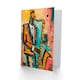 image 2 of Saxophone Player Jazz Music Musician Colourful Abstract Greeting Card