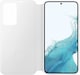 image 3 of Samsung Galaxy S22 Smart Clear View Cover White - EF-ZS901CWEGWW