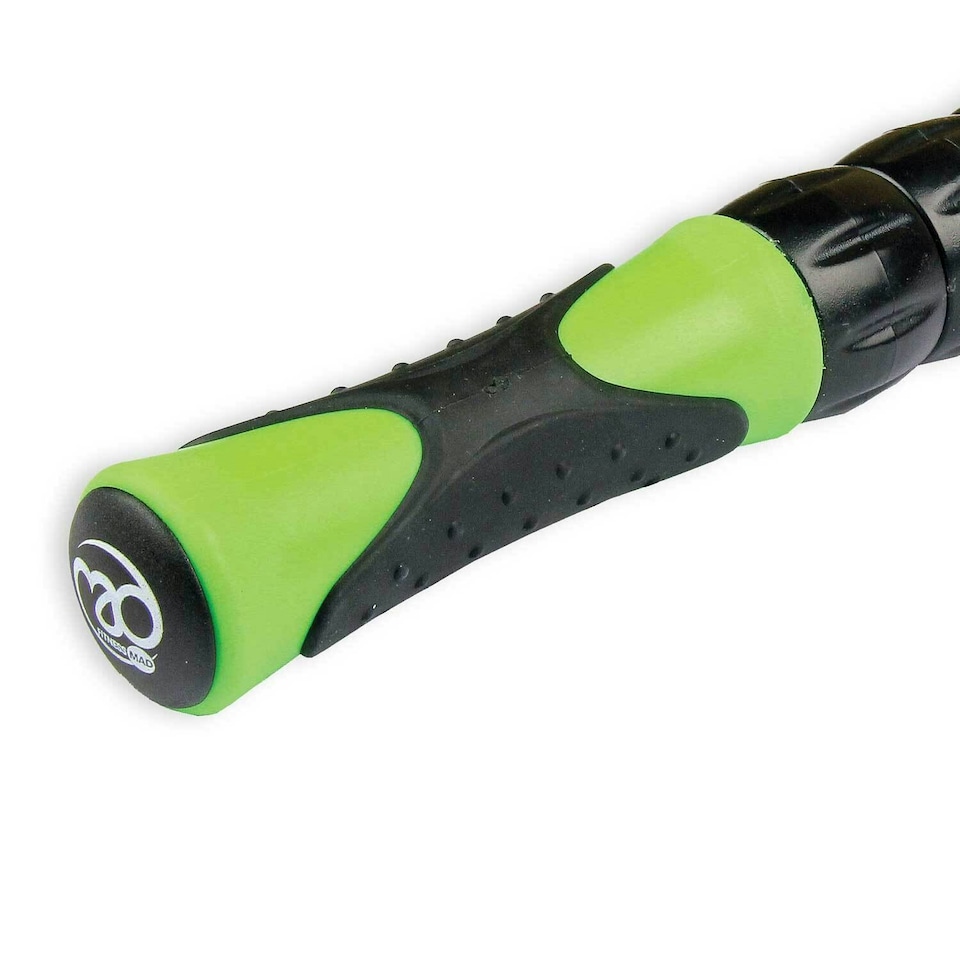 image 1 of Fitness Mad Handheld Body Massager - Black/Lime Green - One Size