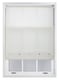 image 4 of FURNISHED Roller Blinds Daylight Round Eyelet Light Filtering Easy Fit Trimmable Window Blind | Cream | Cream | (W) 240cm x (L) 165cm