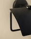 image 3 of Cosmic Toilet Roll Holder with Durable Metal Cover for Bathroom Chrome Finish
