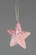 image 4 of 3Pcs Baby Pink Star 12cm - Christmas Tree Hanging Decorations  Ornaments Fairy Tale Themed Xmas Tree Pendant