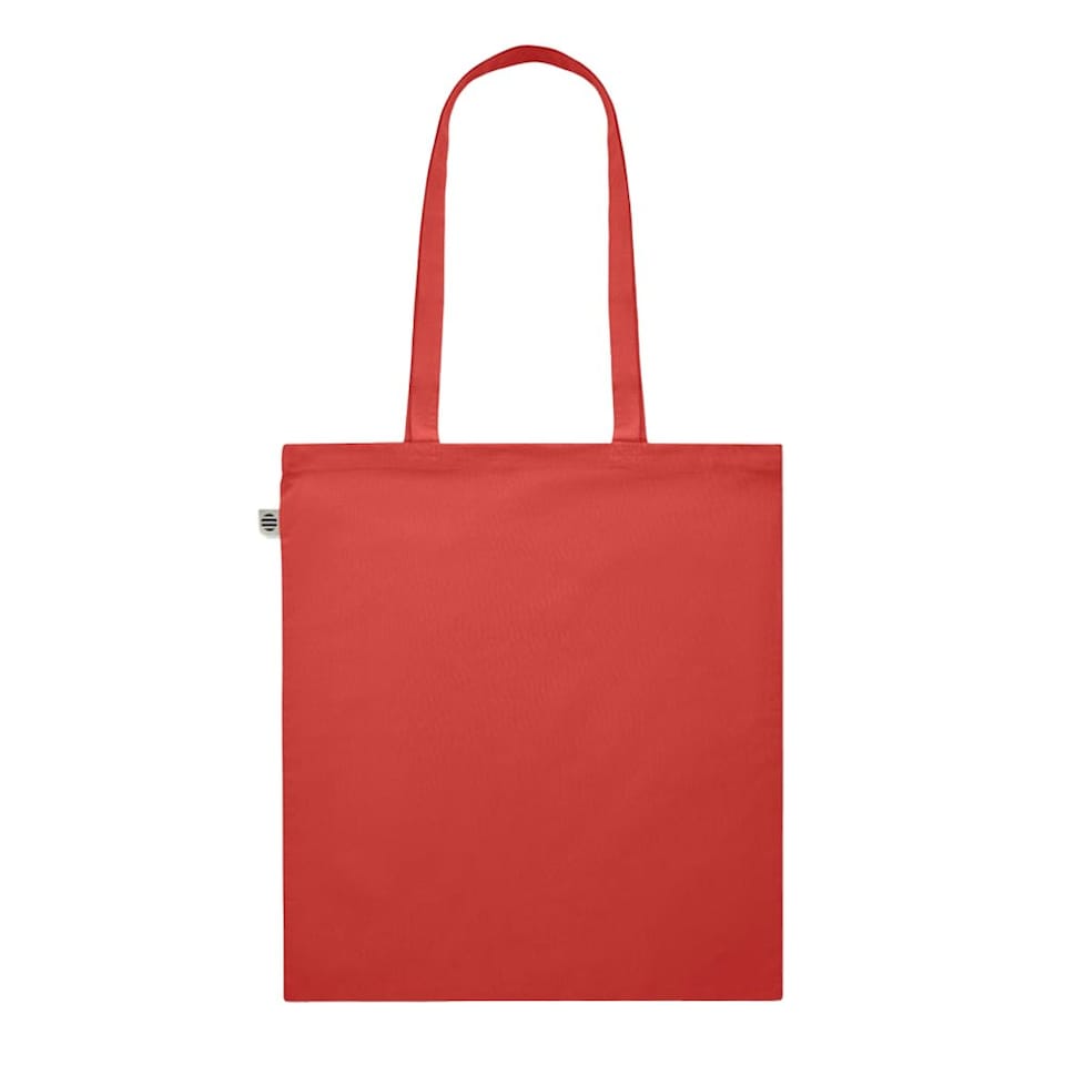 image 1 of MidOcean Onel Plain Organic Cotton Shopper Bag - Red - One Size | Red