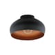 image 2 of EGLO Mogano 2 Ø280 Black/Copper Ceiling Light