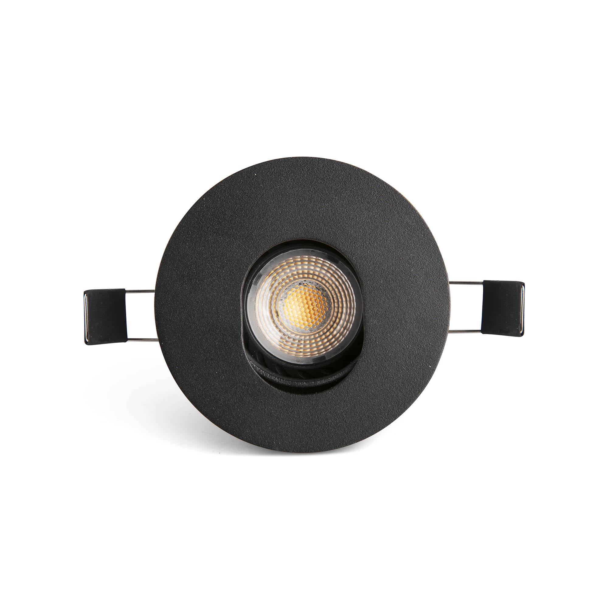 Netlighting Niva Orientable Pinhole Recessed Downlight Black GU10
