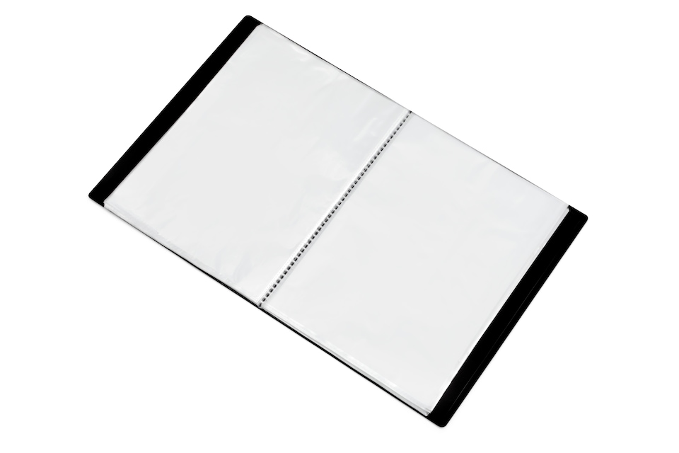 image 1 of ARPAN A4 Display Book Folder for School, Filing, Storage, Interviews, CVS & Presentations, Flexible Cover, A4 Display Folder with 104 Pockets 208 Sides