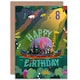 image 1 of Jungle Animals Boat Age 8 Year Old Child Kids 8th Birthday Card