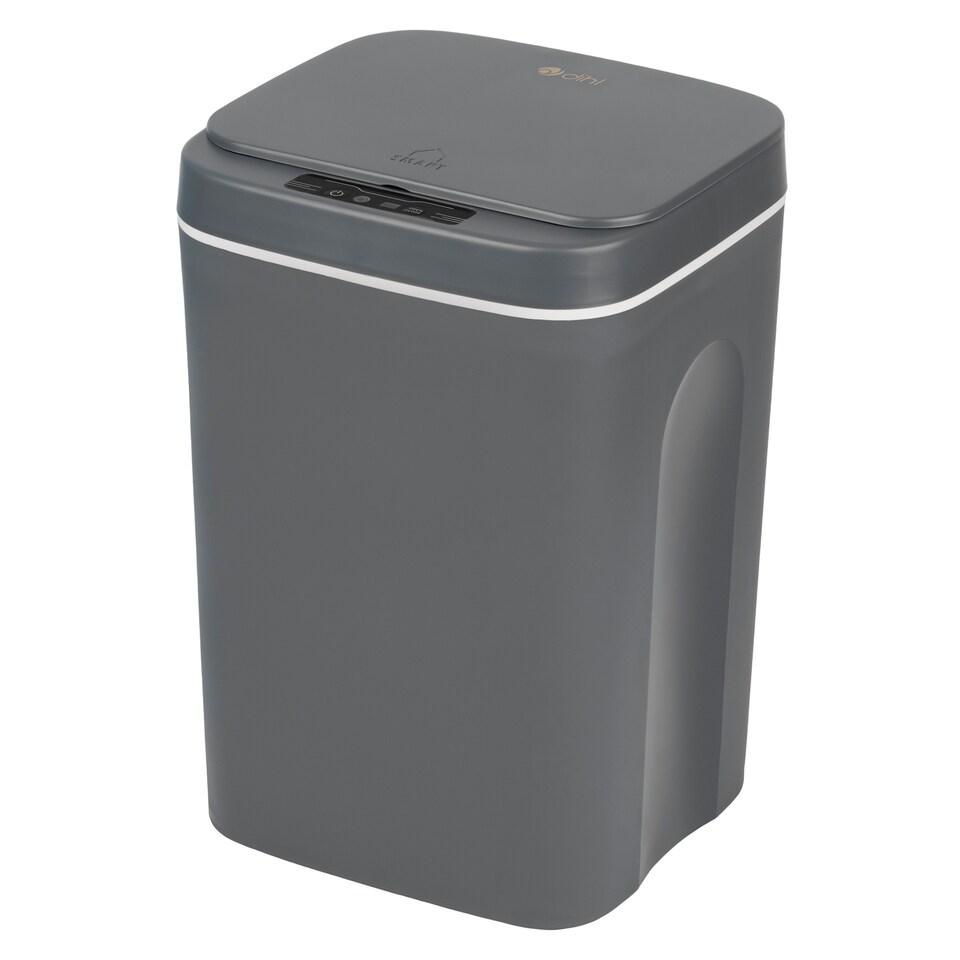 image 1 of Dihl 16 Litre Automatic Trash Can Intelligent Smart Motion Sensor Waste Bin Rubbish Kitchen Small Compact Waste Disposal System - Grey | Grey