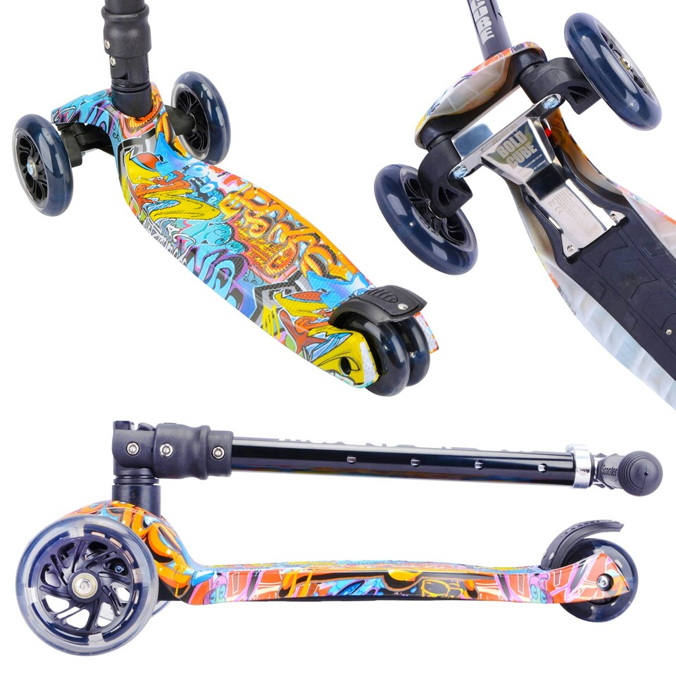 image 1 of Street Graffiti - Big 3 Wheel Scooter