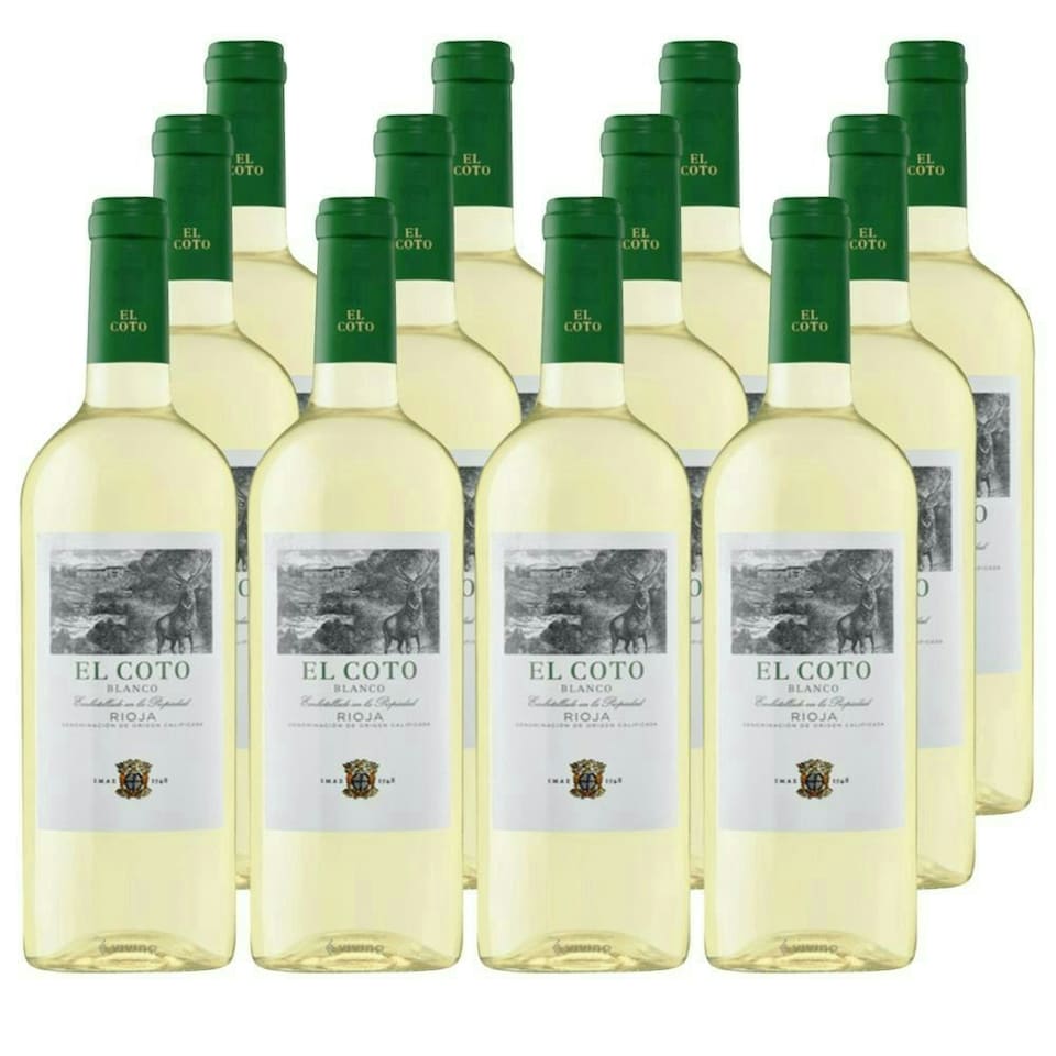 Case of 12 El Coto Rioja Blanco 75cl White Wine