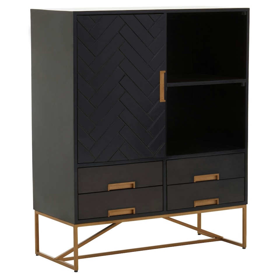image 1 of Interiors by Premier Cabinet Gold