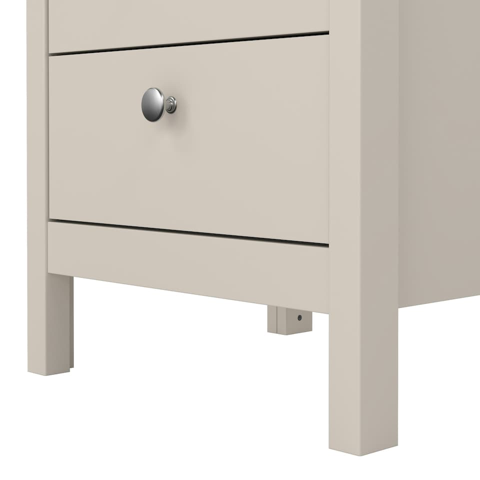 image 1 of Madrid Bedside Table 3 Drawers in Cashmere N/A