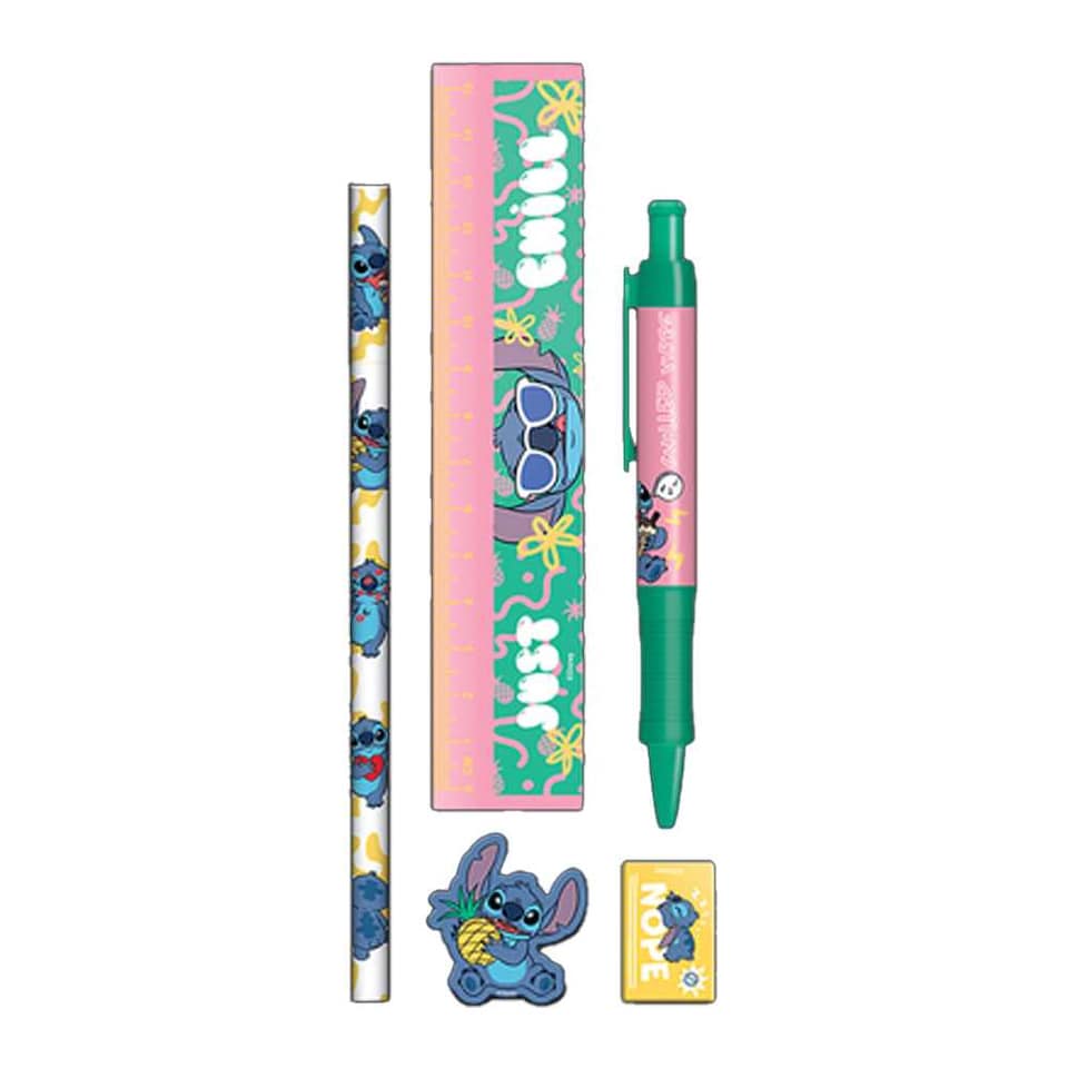 image 1 of Lilo & Sch Stationery Set (Pack of 5) | Multi | Multicoloured | 1