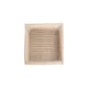 image 3 of White Wash Storage Wicker Open Basket White | White | L