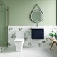 image 2 of Balterley Modern Bathroom Cloakroom Suite - Bathroom Cabinet Vanity Unit, Basin Tap and Toilet Set
