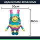 image 2 of Dazzle Pinata Smashlings Soft Toy Cute Plushie Huggable Cuddly 20cm Multi