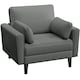 image 7 of Yaheetech Tufted Oversized Armchair Green